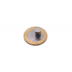 Ímã de neodímio 8x8 mm - N42